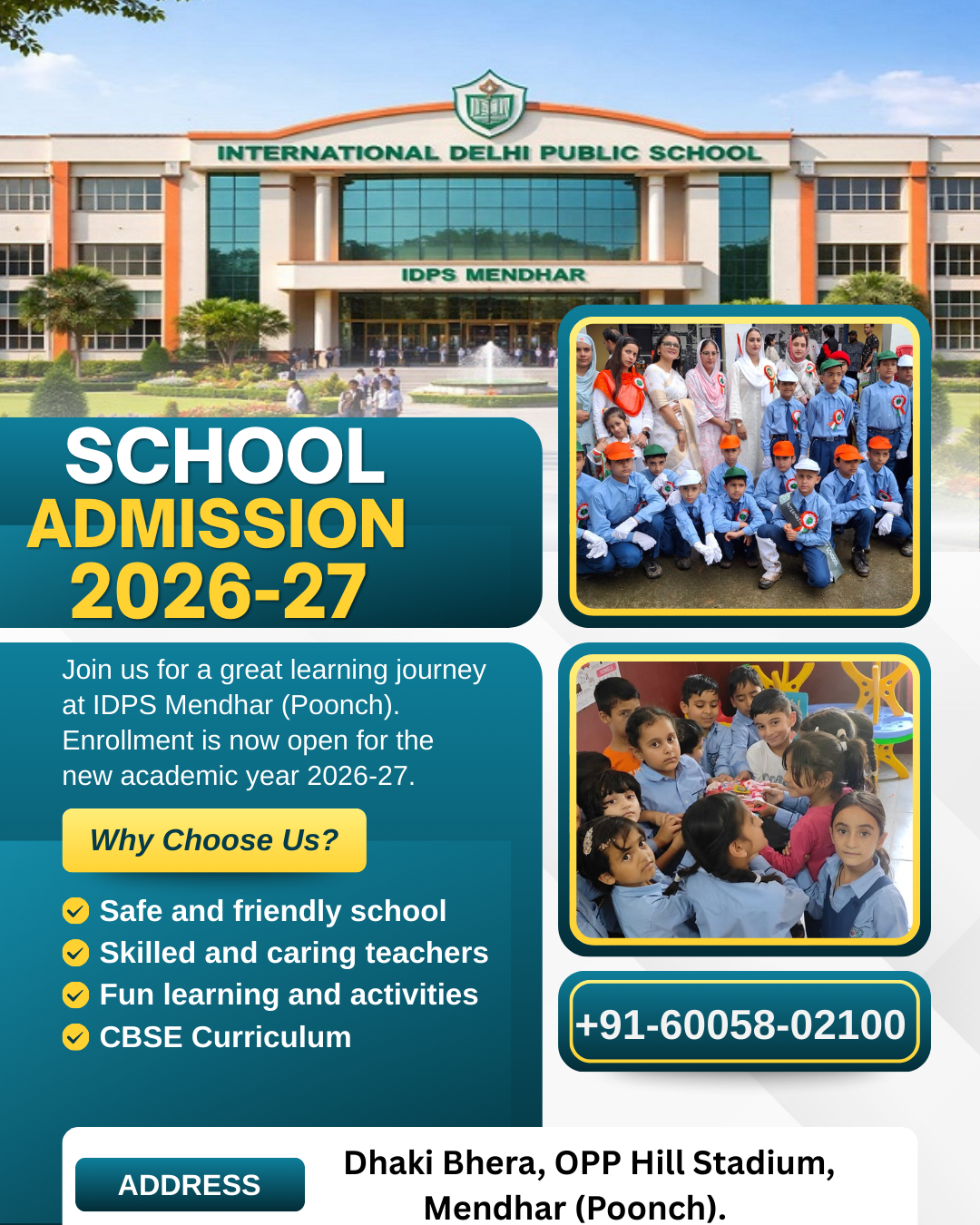 Online Admission Enquiry Srijan International School Jammu
